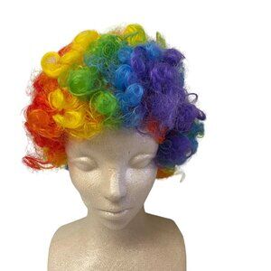 Clown Wig Colourful Unisex Christmas Halloween Prop Costume Accessories‎